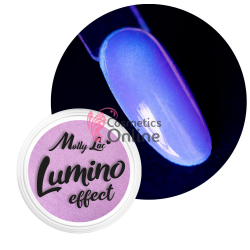 Decor pentru unghii NADP019MM cu pudra fosforescenta 30425 Purple-Violet Neon